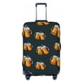 thumbnail image 1 of Daiia Beer Luggage Cover, Thickened Washable Travel Luggage Covers, Elastic Unique Baggage Covers for 18-20 inch Luggage-Small, 1 of 9