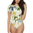 thumbnail image 1 of Daiia Bees Collecting Nectar Women'S Crew Neck Short Sleeve Slim Fit T Shirts Tops Basic Bodysuit Leotard Clothing-X-Large, 1 of 9