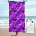 thumbnail image 1 of Daiia Berry Raspberry Pattern Quick Dry Towel, Super Absorbent Travel Towel with Hanging Loop & Carabiner, Lightweight Compact Fast-Drying Microfiber Towel-, 1 of 8
