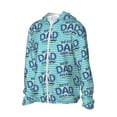 thumbnail image 1 of Daiia Best Dad Ever UPF 50+ Sun Protection Hoodie Jacket Lightweight Long Sleeve Sun Shirt for Women Men with Pocket Hiking Outdoor-XX-Large, 1 of 7