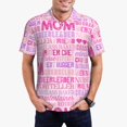 thumbnail image 1 of Daiia Best Mom ever Pattern Men’s Polo Shirts,Solid Deck Shirt,Classic Fit, Breathable Cotton Polo for Casual and Sport Wear-Small, 1 of 9