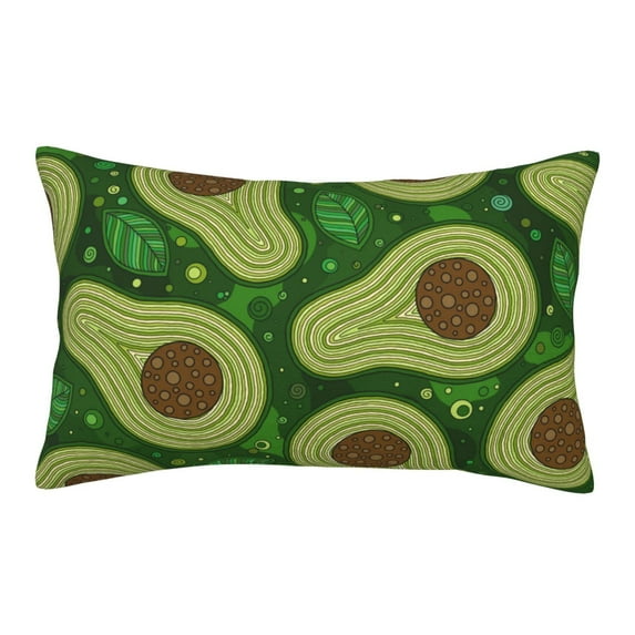 Daiia Big Colorful Avocados Bedding Waterproof Pillow Protector Zippered Queen – Bed Bug Proof Pillow Encasement-14"x20"