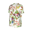 thumbnail image 1 of Daiia Birds And Flowers Mens Baseball Jersey Button Down Shirts Short Sleeve Sports Uniforms-Large, 1 of 9