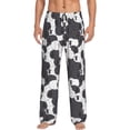 thumbnail image 1 of Daiia Black And White Sheeps Men's Sleep Pant with Pockets and Drawstring,Pajama Pants-XX-Large, 1 of 9