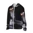 thumbnail image 1 of Daiia Black Cobra Snake UPF 50+ Sun Protection Hoodie Jacket Lightweight Long Sleeve Sun Shirt for Women Men with Pocket Hiking Outdoor-XX-Large, 1 of 7