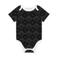 thumbnail image 1 of Daiia Black Poker Printed Unisex-Baby Short Sleeve Onesies Bodysuits Baby Climbing Clothes Soft and Comfortable Romper with Expandable Shoulder Design-18 Months, 1 of 8