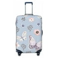 thumbnail image 1 of Daiia Blue Butterfly Luggage Cover, Thickened Washable Travel Luggage Covers, Elastic Unique Baggage Covers for 18-20 inch Luggage-Small, 1 of 9