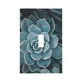 thumbnail image 1 of Daiia Blue Color Cactus Pattern Decorator Wall Plate Child Safe Outlet Cover, Switch and Outlet Covers,Size 1-Gang 5.0" x3.0" , Polycarbonate Thermoplastic-Style T, 1 of 6