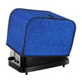 Daiia Blue Glitter Pattern 2 slice Toaster Cover, Toaster Appliance