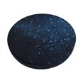thumbnail image 1 of Daiia Blue Glitter Retro Stool Covers Round,Round Bar Stool Covers Waterproof Bar Chair Covers Washable Stool Cushion Slipcover for 12-14 Inch Chair-13 inch, 1 of 7