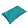 thumbnail image 1 of Daiia Blue Green Glitter Bedding Waterproof Pillow Protector Zippered Queen – Bed Bug Proof Pillow Encasement-16"x24", 1 of 6