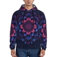 thumbnail image 1 of Daiia Bohemian Vintage Pattern for Men's Fashion Hoodies & Sweatshirts with Kangaroo Pocket Hooded Sweatshirt Breathable & Moisture Wicking-Large, 1 of 7