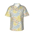 thumbnail image 1 of Daiia Boho Hawaiian Shirt for Men Gentle Cotton Regular Short Sleeve Casual-Small, 1 of 9