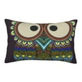 thumbnail image 1 of Daiia Boho Owl Bedding Waterproof Pillow Protector Zippered Queen – Bed Bug Proof Pillow Encasement-14"x20", 1 of 9