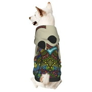 Daiia Boho Owl Pets Wear Hoodies ,Pet Dog Clothes,Puppy Hoodies,Dog Hoodies Costumes Pet Sweaters-Size Name