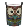 thumbnail image 1 of Daiia boho Owl Laundry Hamper With Handles Large Storage Basket/Toy Organizer/Dirty Clothes Collapsible Waterproof For College Dorms, Bedroom,Bathroom, 1 of 8