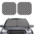 thumbnail image 1 of Daiia Bowling Pins 2PCS Car Windshield Sun Shade, Foldable Sun Shield for Car Front Window, Auto Sun Blocker Visor Protector Universal for Truck SUV Pickup-Small, 1 of 7