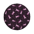 thumbnail image 1 of Daiia Breast Cancer Awareness3 Tire Covers , Travel Trailer Camper Truck SUV Motorhome Waterproof Wheel Cover, Sun Rain Snow Protector-14 inch, 1 of 8
