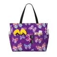 thumbnail image 1 of Daiia Bright Butterflies Beach Travel Bag - Water-Resistant Beach Bag, Lightweight Tote with 7 Pockets for Women and Men - Gym,Pool,Camping,Reusable Grocery Bag, 1 of 7