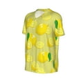 thumbnail image 1 of Daiia Bright Lemons Mens Baseball Jersey Button Down Shirts Short Sleeve Sports Uniforms-XX-Large, 1 of 9