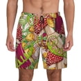 thumbnail image 1 of Daiia Bright Mushrooms Mens Swim Trunks Swim Shorts Quick Dry Swim Shorts with Mesh Lining Pockets-Medium, 1 of 9