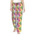 thumbnail image 1 of Daiia Bright and colorful easter eggs Pattern Women's Sleep Pant with Pockets and Drawstring,Pajama Pants-XX-Large, 1 of 6