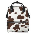 thumbnail image 1 of Daiia Brown Cow Large Capacity Baby Bag Waterproof Stylish Diaper Bag Mummy Backpack Adjustable Straps Diaper BagBaby Essentials Bag, 1 of 6