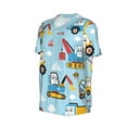 thumbnail image 1 of Daiia Building Truck Mens Baseball Jersey Button Down Shirts Short Sleeve Sports Uniforms-XX-Large, 1 of 9