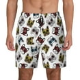 thumbnail image 1 of Daiia Bulldog Sunglasses Face Mens Swim Trunks Swim Shorts Quick Dry Swim Shorts with Mesh Lining Pockets-Medium, 1 of 9