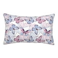 thumbnail image 1 of Daiia Butterflies in Pastel Bedding Waterproof Pillow Protector Zippered Queen – Bed Bug Proof Pillow Encasement-14"x20", 1 of 9