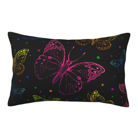 Daiia Butterfly Bedding Waterproof Pillow Protector Zippered Queen – Bed Bug Proof Pillow Encasement-20"x30"