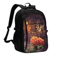 thumbnail image 1 of Daiia Butterfly Sitting on a Flower Pattern USB Charging Backpack for Men and Women, Anti-Theft Backpack,Travel Backpack,School Backpack,College Backpack,Laptop Backpack, 1 of 7