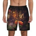 thumbnail image 1 of Daiia Butterfly Sitting on a Flower Mens Swim Trunks Swim Shorts Quick Dry Swim Shorts with Mesh Lining Pockets-Medium, 1 of 9
