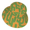 thumbnail image 1 of Daiia Cactus 2 Pattern Bucket Hat - Trendy Cotton Sun Hat for Beach, Golf, Fishing - Fun Outdoor Vacation Boonie for Men and Women, 1 of 9