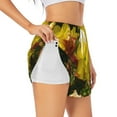 thumbnail image 1 of Daiia Cactus Flowers Pattern Women's 2 in 1 Running Shorts - Lightweight Athletic Workout Gym Yoga Shorts Liner with Phone Pockets-Small, 1 of 7