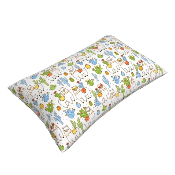 Daiia Cactus Plants Bedding Waterproof Pillow Protector Zippered Queen – Bed Bug Proof Pillow Encasement-14"x20"