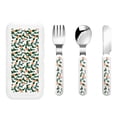 thumbnail image 1 of Daiia Cactuses for Stainless Steel Kids Silverware Set - Children’s Utensil Set - Children's Knife, Fork And Spoon Set - Metal Kids Cutlery Set, 1 of 8