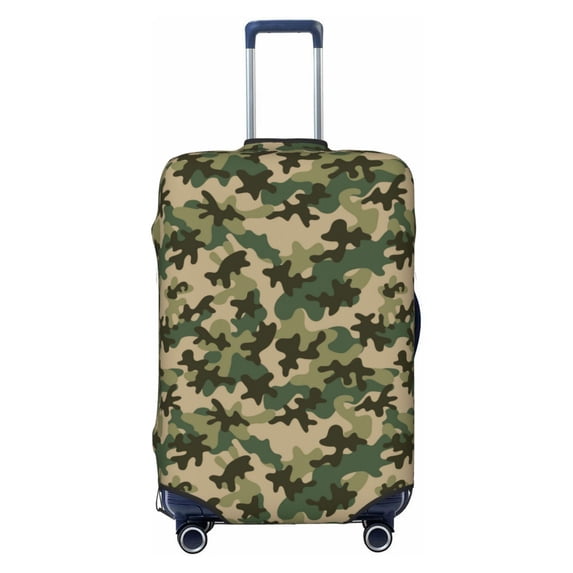 Daiia Camouflag Luggage Cover, Thickened Washable Travel Luggage Covers, Elastic Unique Baggage Covers for 18-20 inch Luggage-Small