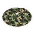 thumbnail image 1 of Daiia Camouflage Dinosaur Drawing Merry Christmas Tree Skirt , Xmas Large Lace-up Tree Skirt, Santa Snowflakes Rustic Home Decorations New Year Party Farmhouse Decor-48", 1 of 7
