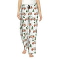 thumbnail image 1 of Daiia Camp Van Women's Sleep Pant with Pockets and Drawstring,Pajama Pants-Large, 1 of 9