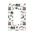thumbnail image 1 of Daiia Camping Caravan 2 Pattern Decorator Wall Plate Child Safe Outlet Cover, Switch and Outlet Covers,Size 1-Gang 5.0" x3.0" , Polycarbonate Thermoplastic-Style U, 1 of 6
