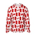 thumbnail image 1 of Daiia Canada UPF 50+ Sun Protection Hoodie Jacket Lightweight Long Sleeve Sun Shirt for Women Men with Pocket Hiking Outdoor-Large, 1 of 9