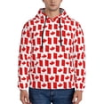 thumbnail image 1 of Daiia Canada for Men's Fashion Hoodies & Sweatshirts with Kangaroo Pocket Hooded Sweatshirt Breathable & Moisture Wicking-Small, 1 of 7