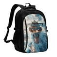 thumbnail image 1 of Daiia Cargo Ship At Sea Pattern USB Charging Backpack for Men and Women, Anti-Theft Backpack,Travel Backpack,School Backpack,College Backpack,Laptop Backpack, 1 of 7