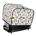 thumbnail image 1 of Daiia Cartoon Animals Pattern 4 slice Toaster Cover, Toaster Appliance Dust-proof Cover For Kitchen Small Appliance Dust Cover and Fingerprint Protection, 1 of 7