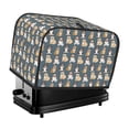 thumbnail image 1 of Daiia Cartoon Bulldog 1 Pattern 2 slice Toaster Cover, Toaster Appliance Dust-proof Cover For Kitchen Small Appliance Dust Cover and Fingerprint Protection, 1 of 7
