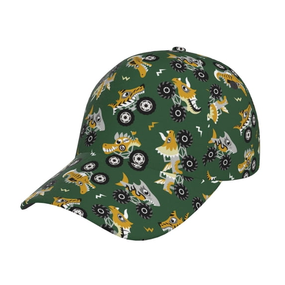 Daiia Cartoon Car print Baseball Cap Men Women Golf Dad Hat Adjustable Original Classic Low Profile Hat Unconstructed Plain Cap