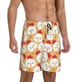 thumbnail image 1 of Daiia Cartoon Chicken Mens Woven Stretch Pajama Short,Short Pajama Pants-3X-Large, 1 of 9