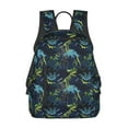 thumbnail image 1 of Daiia Cartoon Dinosaur School Backpack for Men and Women Lightweight Backpack Durable Backpack Water-Resistant,Travel,Work Bag, 1 of 9