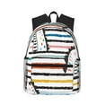 thumbnail image 1 of Daiia Cartoon Dinosaurs School Backpack for Men Women, Unisex Large Waterproof Bookbag Schoolbag Casual Daypack for High School/College/Teens/Travel/Work Black, 1 of 8